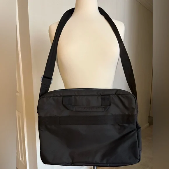 Dell Black and Blue Accent Laptop Bag NWOT - Picture 2 of 5